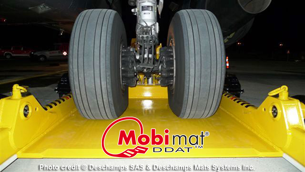 Mobi-Mat Aircraft Recovery Dollies and Turntable