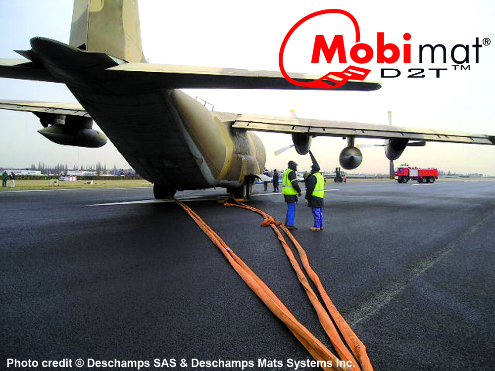 Mobi-Mat Aircraft Recovery Tethering and Towing
